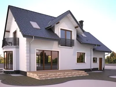 House model 3d dom7  3D model