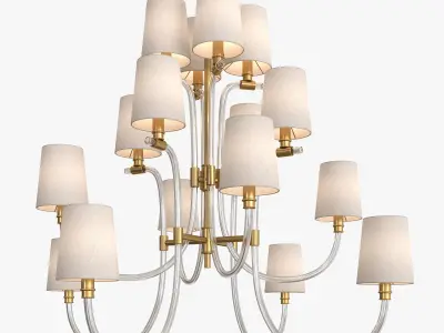 Clarice Large Chandelier by Julie Neill 3D model