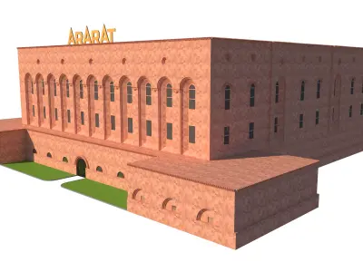 ARARAT Yerevan Brandy Company Free 3D model