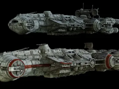 Corvette CR 96  - Star Wars 3D model