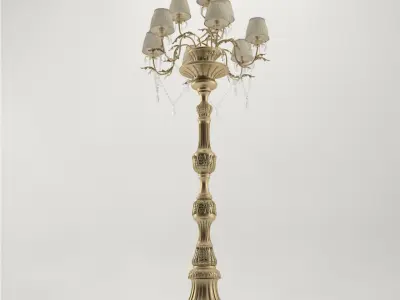 Pro - Floor Light Piantana Con Cristali 3D model