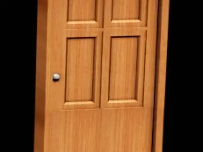  realty wood door  210 80 Free 3D model