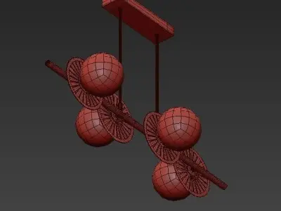 Balls  Discs Horizontal 4 3D model