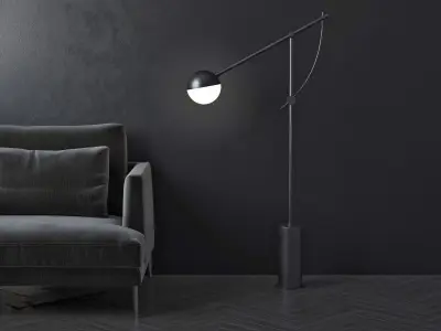 Balancer Floor Lamp Free 3D model