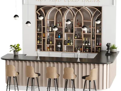 Bar 19 Hotel bar 3D model