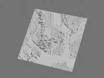 Boston 3D Printing stl file 3D Model of Boston 3D print model