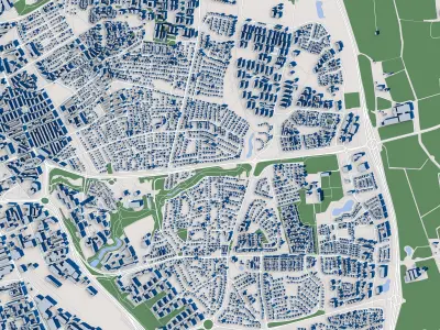Helsingborg City Sweden 3D model