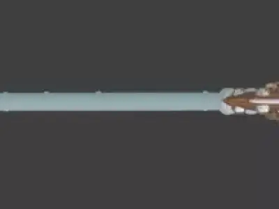 Magical Star Wand Prop 3D Model Low-poly 3D model
