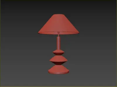 RH Pesaro Table Lamp - Sophisticated Modern Lighting Design 3D model