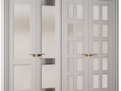 Entrance door set185 3D model