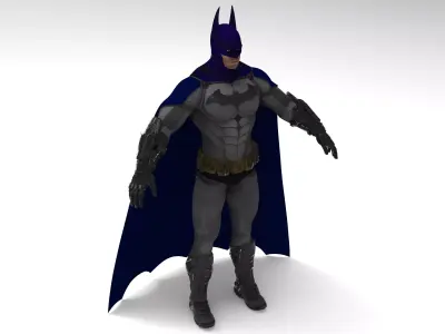 Batman costume 3D model