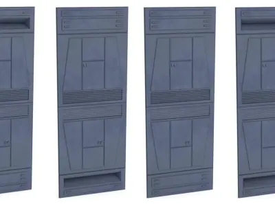 Death Star Wall Panel - 1 - 1-6 scale Hottoys 3D Model Pack