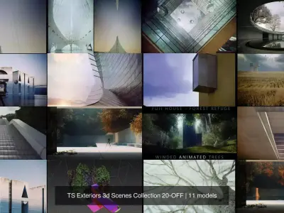 TS Exteriors 3d Scenes Collection 20-OFF 3D Model Pack