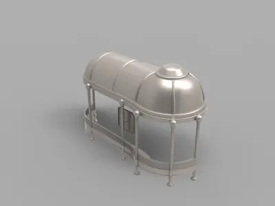 Bus Stop 3D model
