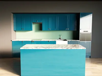 58-Kitchen10 glossy 5 3D model