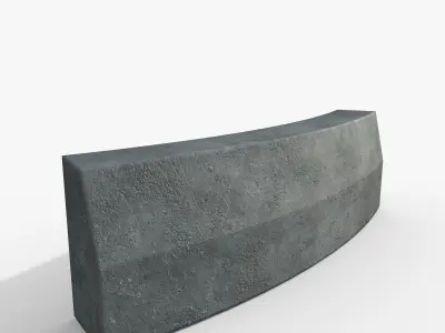 Border 1022x150r30 Low-poly 3D model