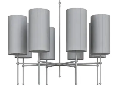 Arizona Eight Arm Chandelier 3D model