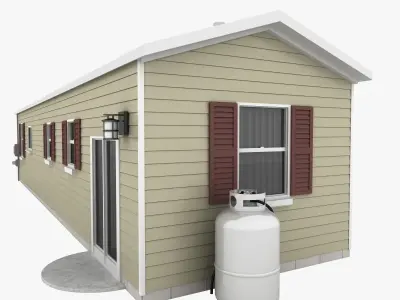 Trailer mobile home 3D model
