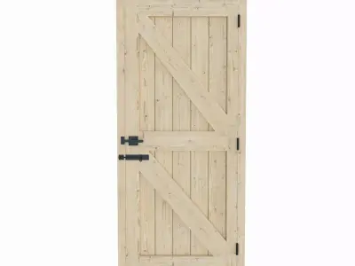 Gate Wood Outdoor 3D model