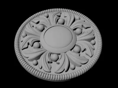 rosette dekor 3D model get