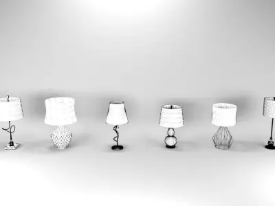 Table Lamp 3D Model Free 3D model