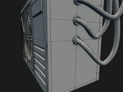 out door air conditioner  3D model