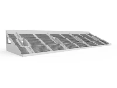 Stadium Tribune 08 3D model