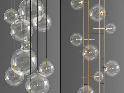 Bolle Tela Gallotti And Magic pendant Cluster 02 3D model