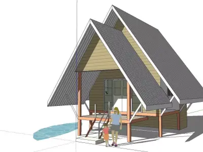 Creative Design-Holiday Cabin-086 3D model