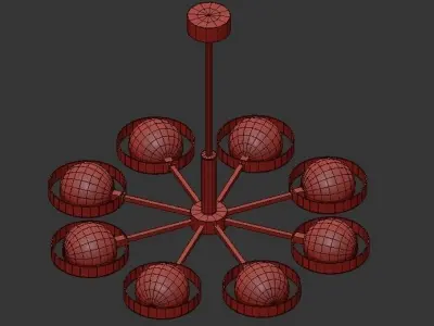 KINESIS kineis chandelier 3D model