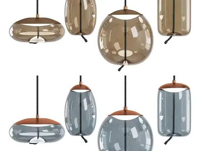 GLASS VARIETY Low-poly 3D model