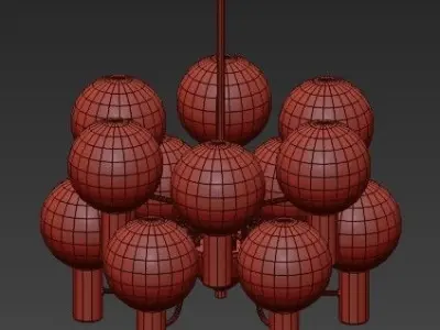 Hans chandelier 3D model