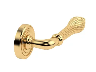 Giselle Door Handle Brass  3D model