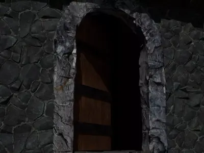 The Hearthstone Bakery   Medieval 3D Asset Low-poly 3D model