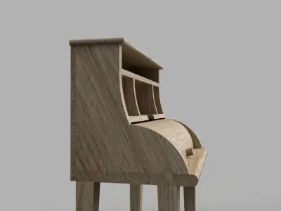 Roll Top Desk 3D print model