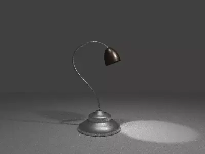 Lamp with light Free 3D model
