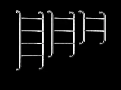 Pool Ladders Low-poly 3D model