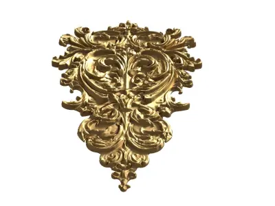 Classic carved decor ornament 477  3D print model purchase