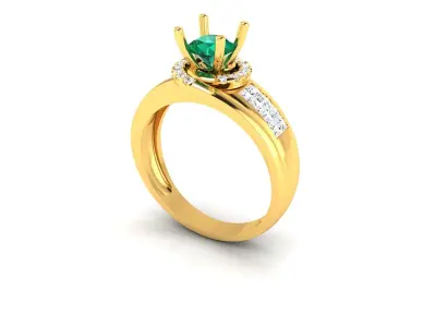 Women ring 3dm stl fbx obj render details 3D print model order