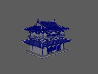 Ancient buildings 3D model order
