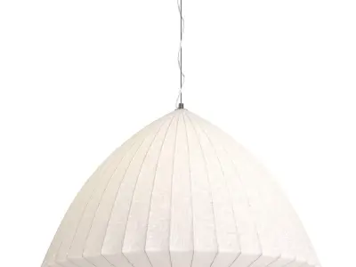 Bubble Bell Pendant Light White Low-poly 3D model