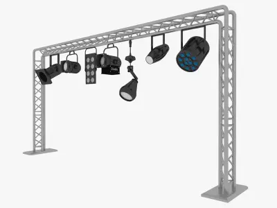 Light Truss 7 3D model