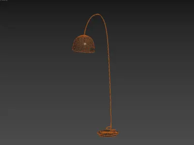 Lucca floor lamp 3D model