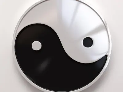 Yin Yang 3D model