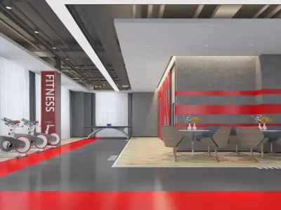 Fitness Gym  3D model