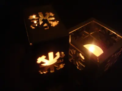 Christmas Tealight 3D model