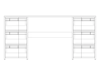 Office Table 3D model