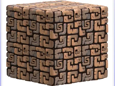  Stylized Wall Seamless Texture Texture 9