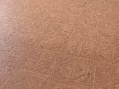 Parquet - Laminate - Wooden floor Low-poly 3D model 15