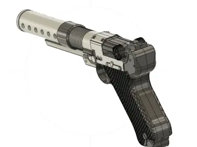StarWars Blaster A180 -3D print Fake for cosplay   3D print model